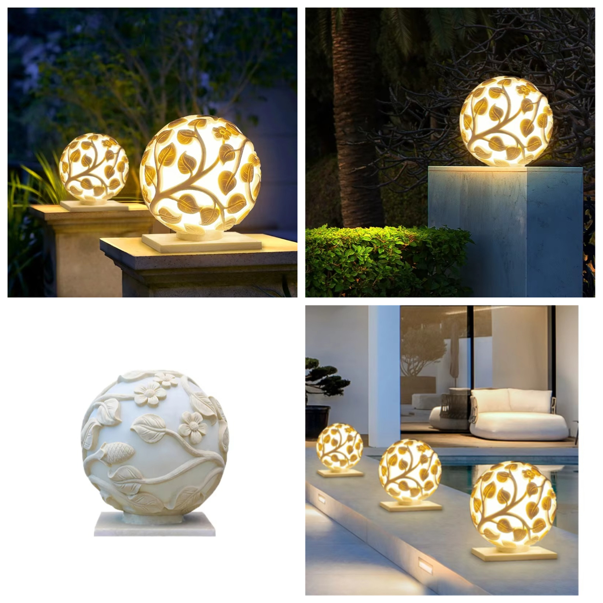 Outdoor Lighting Bollards - *IP65 Waterproof Outdoor Solar Bollard Light
