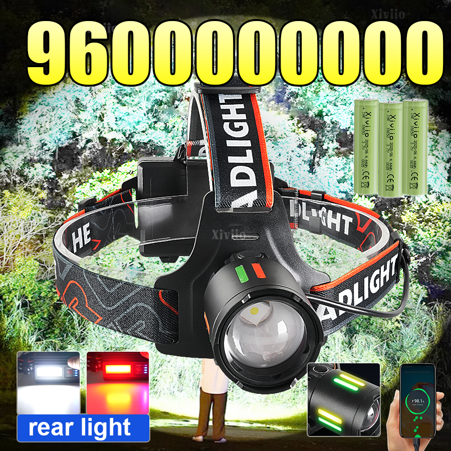 Outdoor Lighting The Range - Ultra Bright Rechargeable Headlight High Power