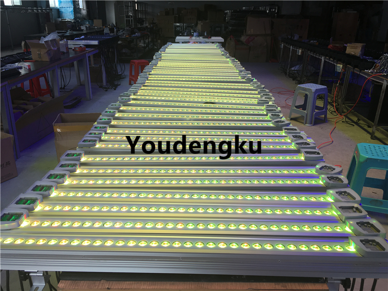 Outdoor Lighting Linear - 2 pieces IP65 36x3W RGB Waterproof