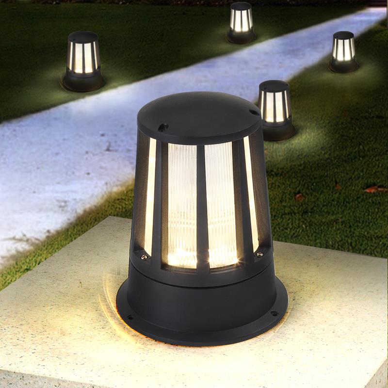 Outdoor Lighting Bollards - Outdoor Garden Pathway Bollard Light Aluminum