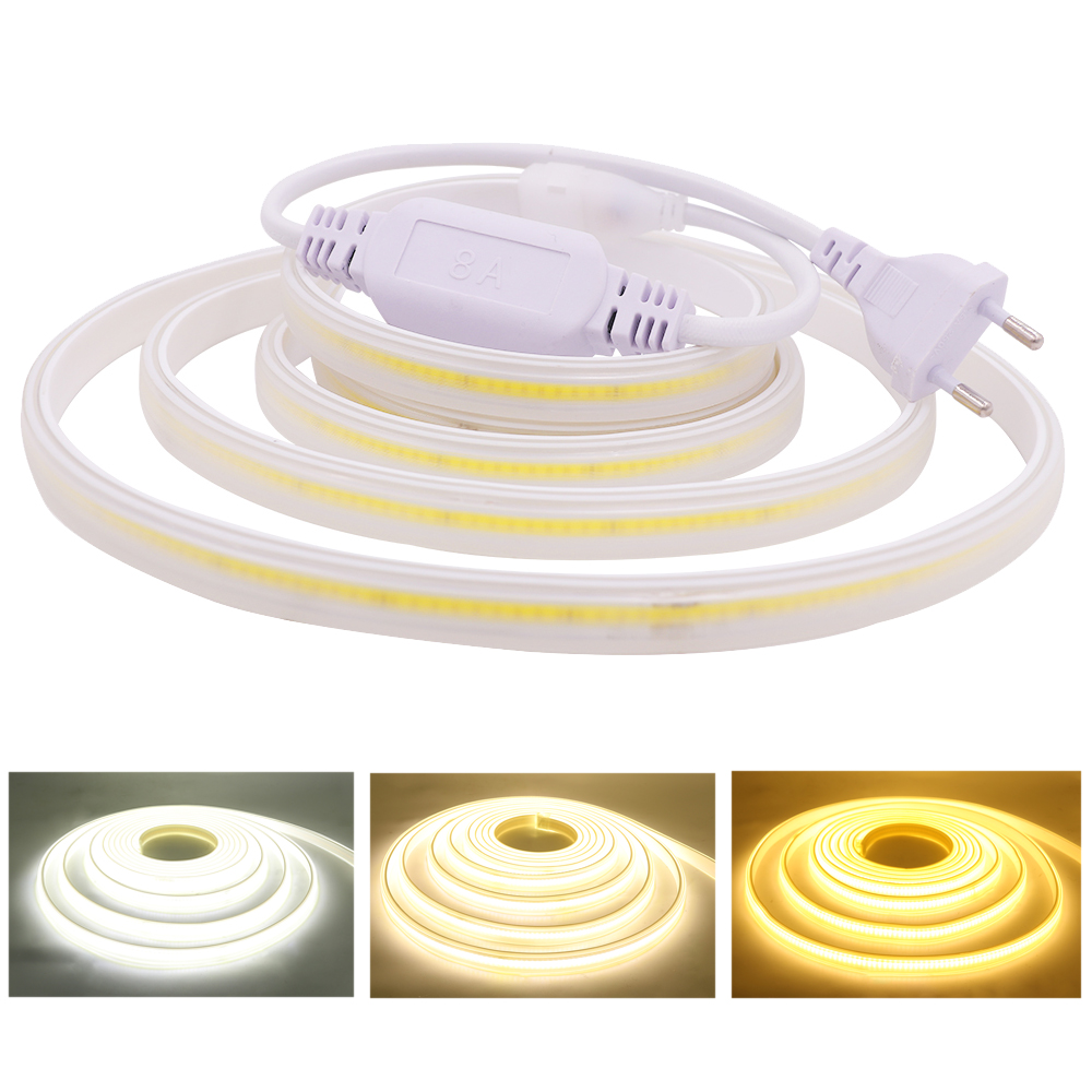 Outdoor Lighting Linear - 220V COB LED Strip Light IP67