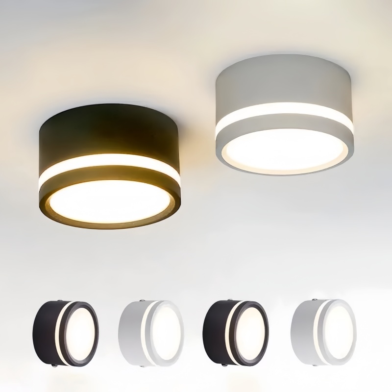 Halo Outdoor Lighting - Ultra-thin LED outdoor downlight side luminous