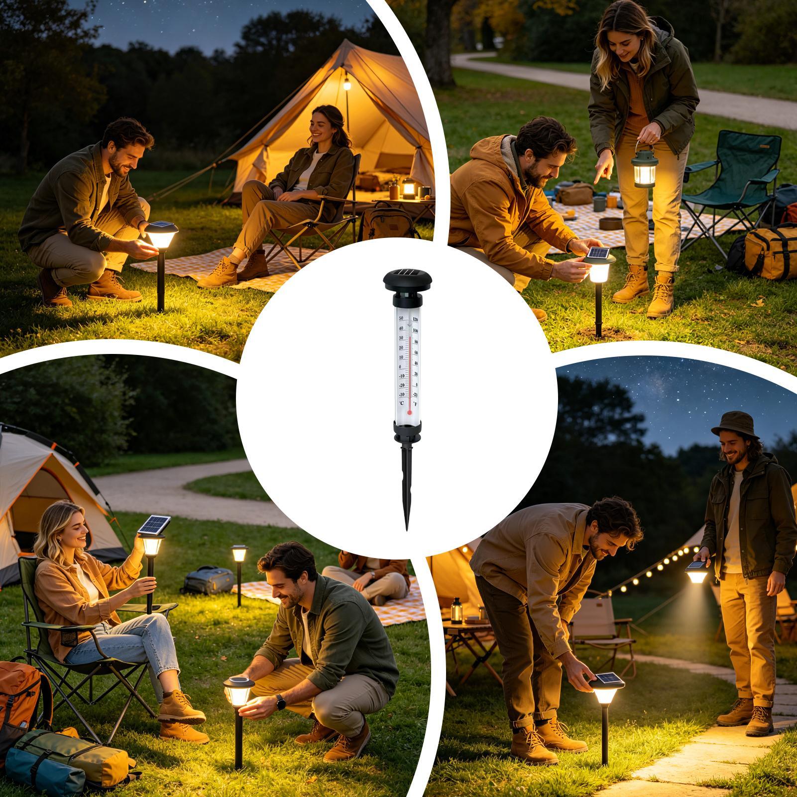 Solar Lights Pathways Automati - مراجعة Outdoor Lighting Yard Stakes وسعره