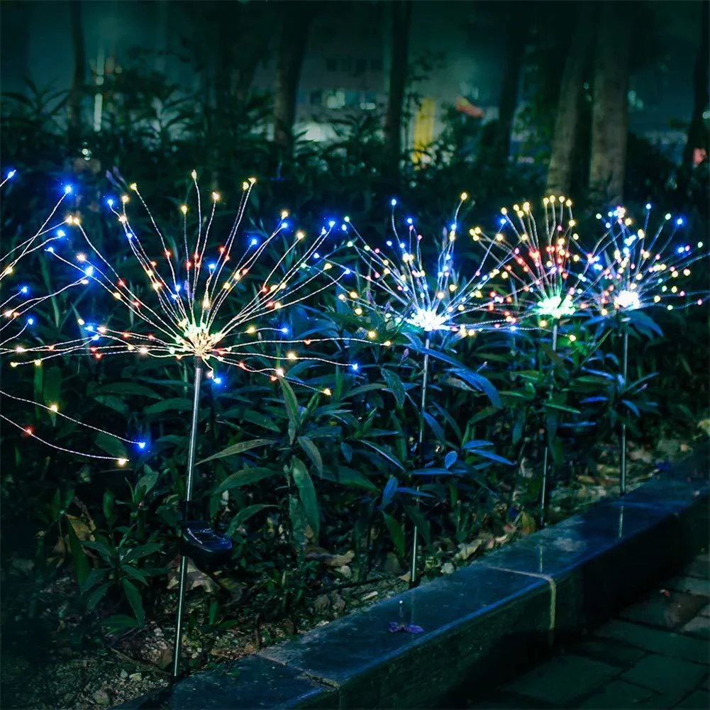 150LED Solar Garden Dandelion  - مراجعة Outdoor Lighting Yard Stakes وسعره