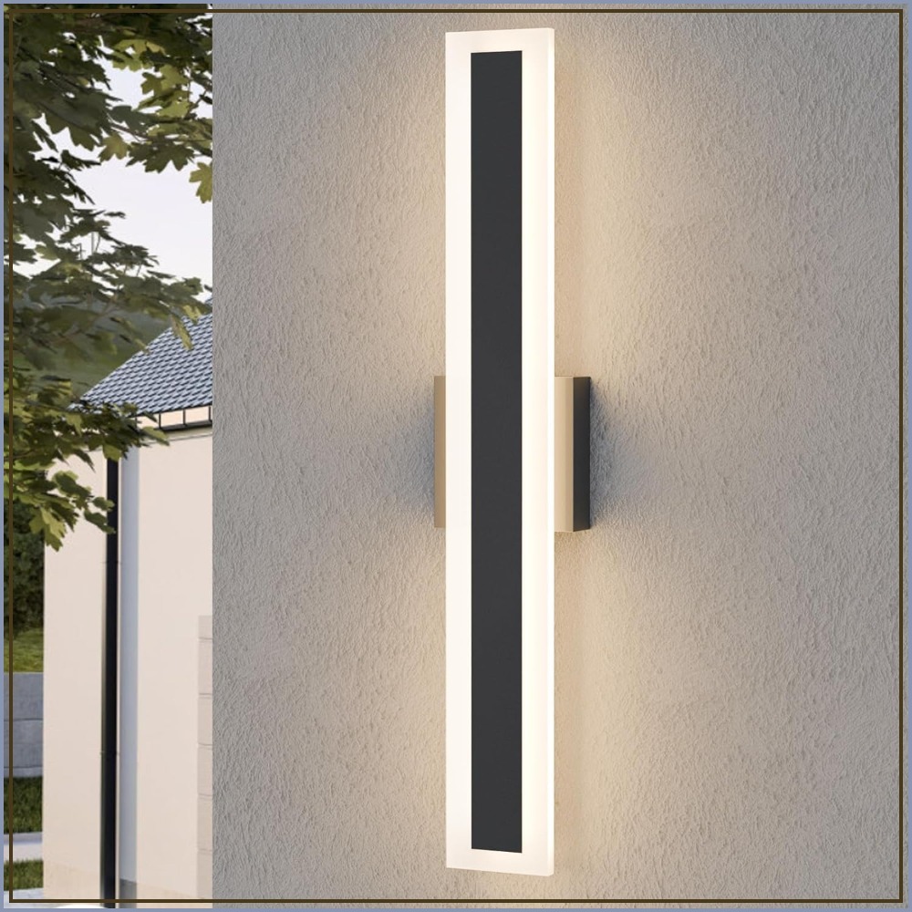 23.6 Inch Long Outdoor Wall Li - مراجعة Outdoor Lighting Linear وسعره