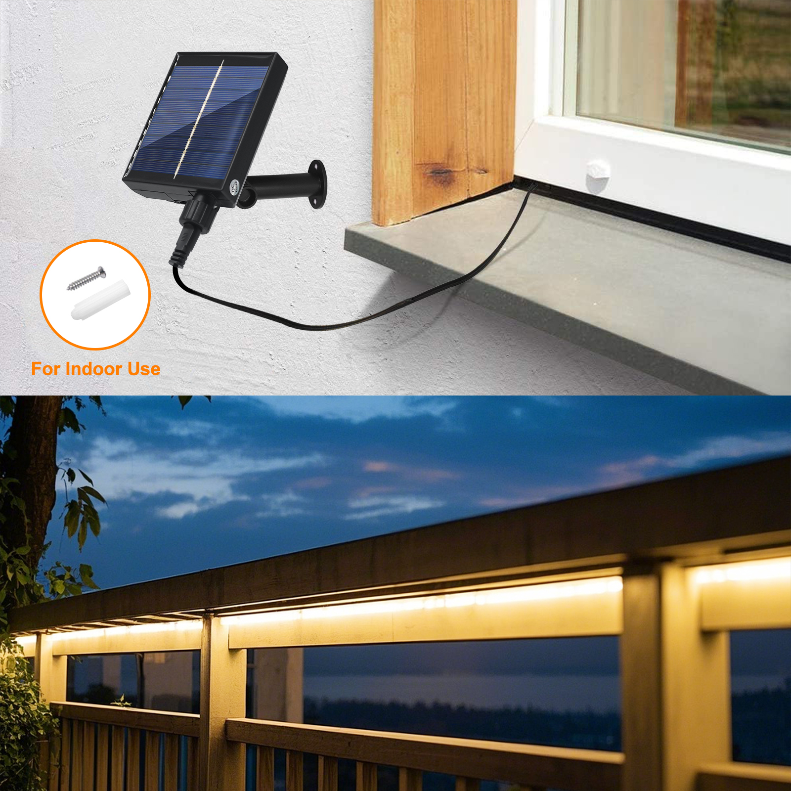 24V Solar LED Strip 2835 Dimma - مراجعة Outdoor Lighting Linear وسعره