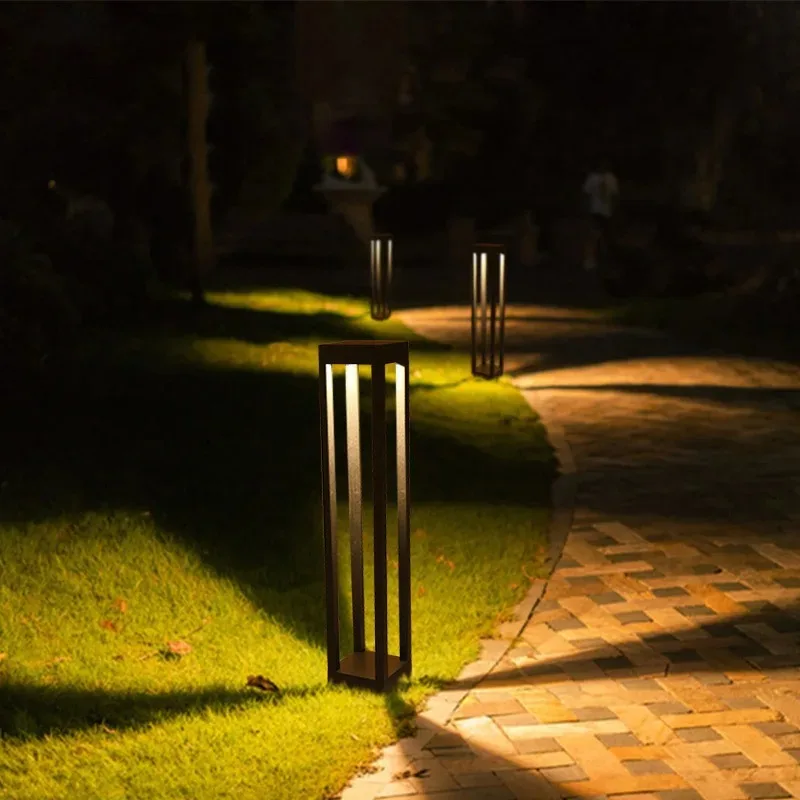 Outdoor Aluminum Pillar Lawn L - مراجعة Outdoor Lighting Bollards وسعره