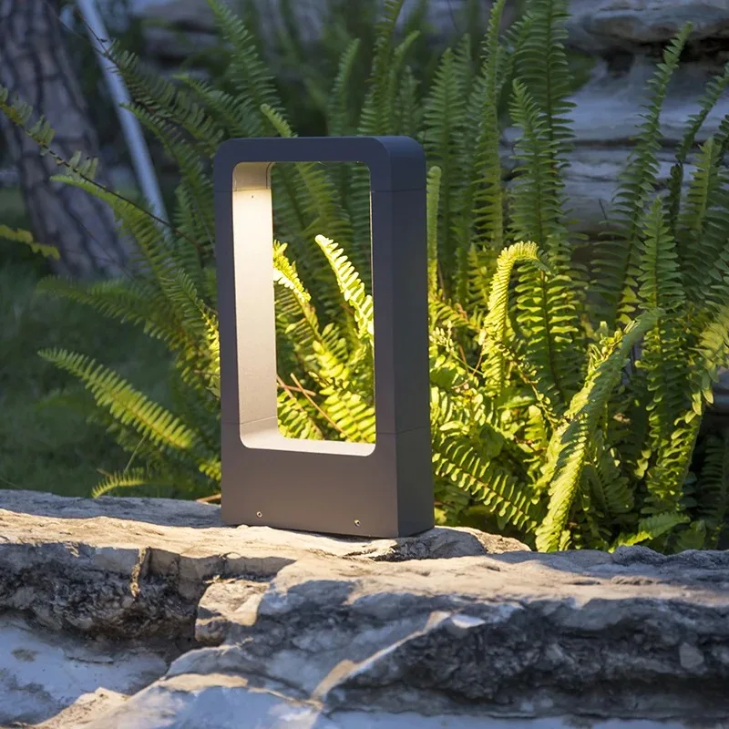 Outdoor Aluminum Pillar Lawn L - مراجعة Outdoor Lighting Bollards وسعره