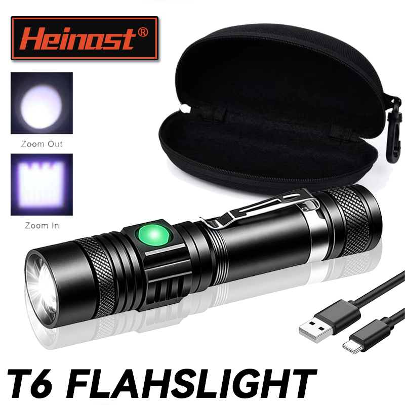 T6 LED Rechargeable Flashlight - مراجعة Outdoor Lighting Lowes وسعره