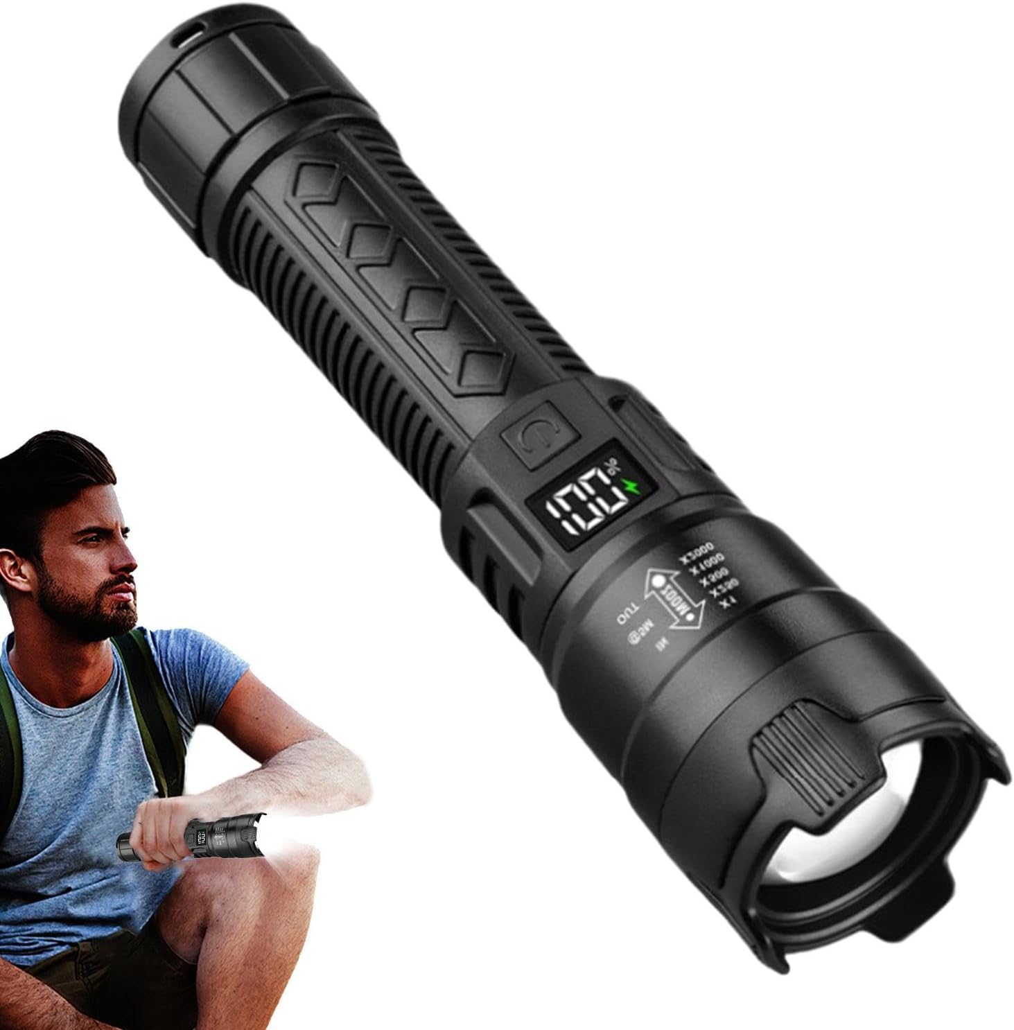 Tactical LED Flashlight 2000LM - مراجعة Outdoor Lighting Lowes وسعره