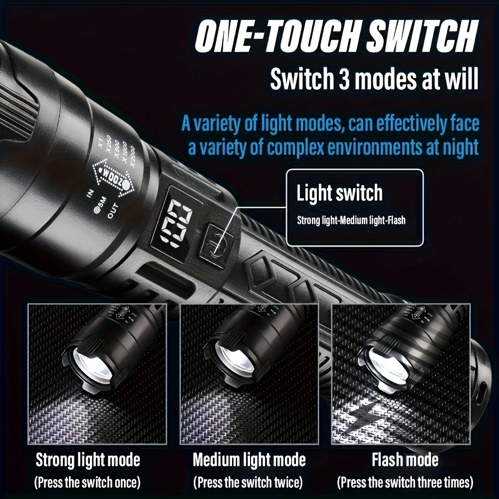 Tactical LED Flashlight 2000LM - مراجعة Outdoor Lighting Lowes وسعره
