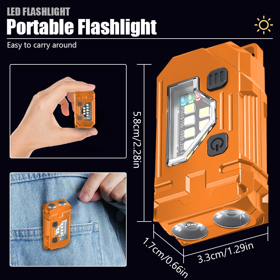 Mini Keychain EDC Flashlight R - مراجعة Outdoor Lighting Lowes وسعره
