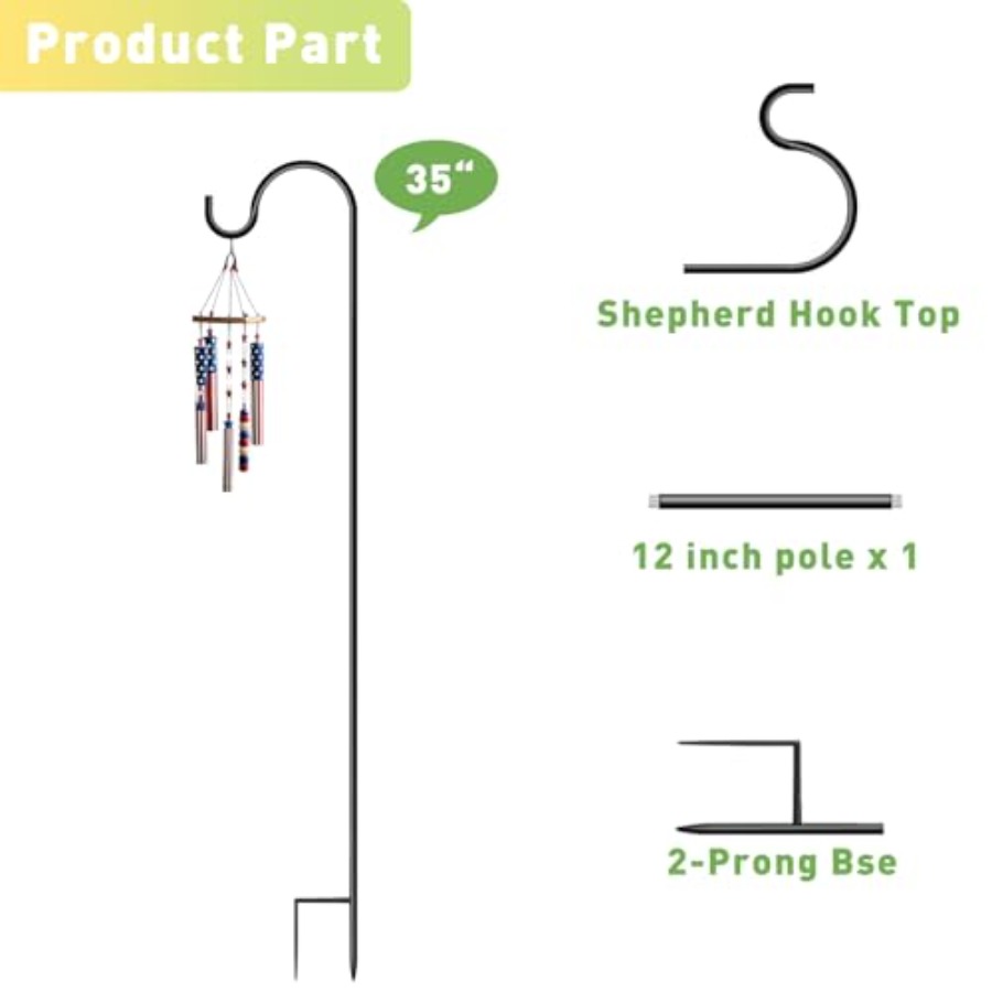 Shepherds Hooks for Outdoor Ga - مراجعة Outdoor Lighting Poles وسعره