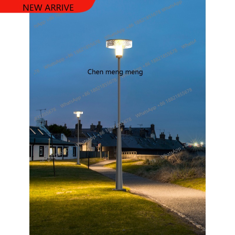 Outdoor Modern Simple Garden S - مراجعة Outdoor Lighting Poles وسعره