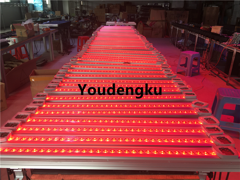 2 pieces IP65 36x3W RGB Waterp - مراجعة Outdoor Lighting Linear وسعره