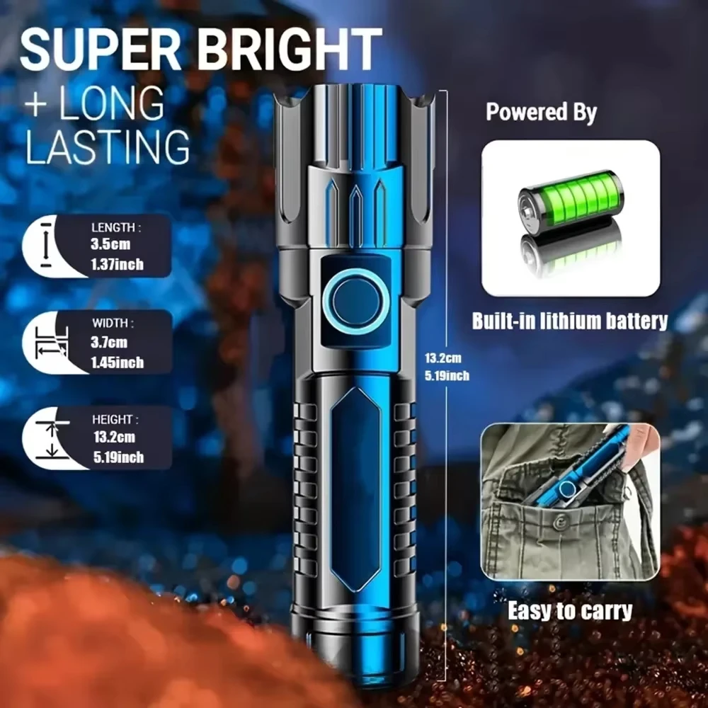 Tactical LED Flashlight 2000LM - مراجعة Outdoor Lighting Lowes وسعره