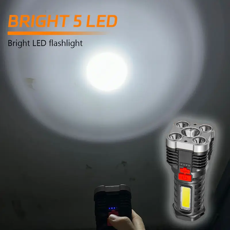 5 LED High Power Led Flashligh - مراجعة Outdoor Lighting Lowes وسعره