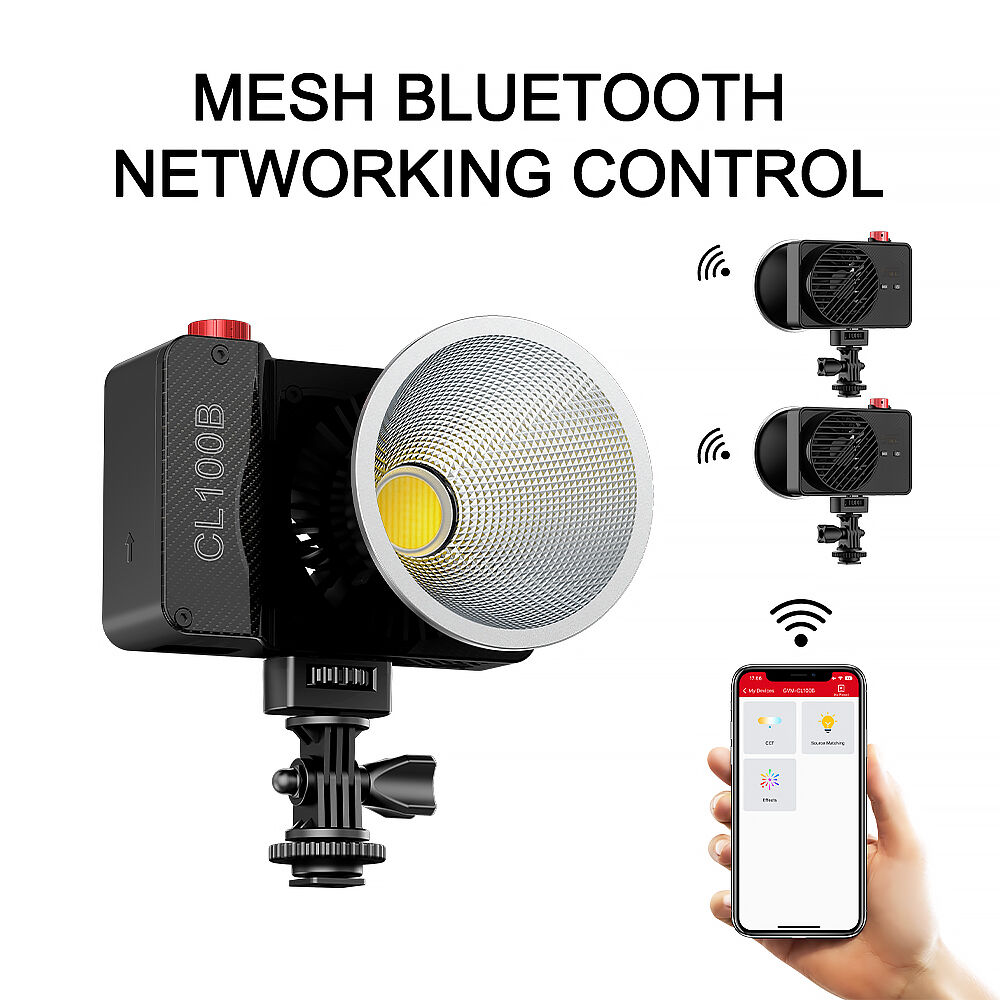 GVM CL100B Portable Bi-Color L - مراجعة Outdoor Lighting In Photography وسعره