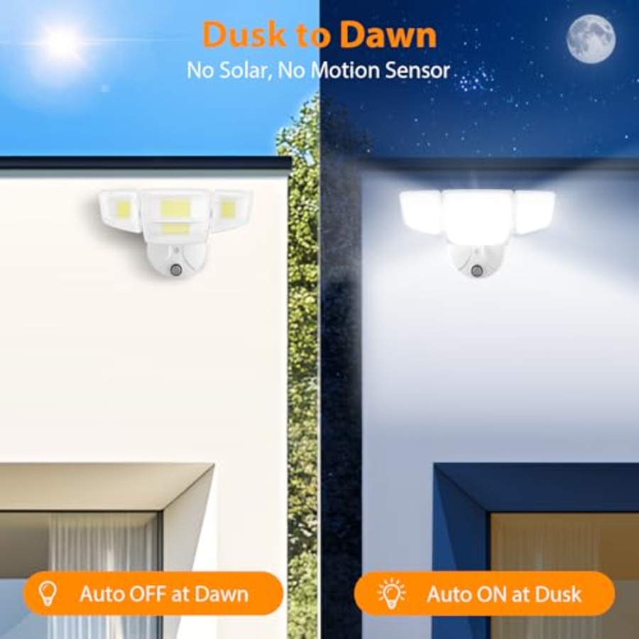 90W Dusk to Dawn Outdoor Light - مراجعة Outdoor Lighting Garage وسعره