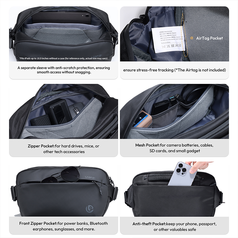 Ulanzi PB038 Travel Sling Bag  - مراجعة Outdoor Lighting In Photography وسعره
