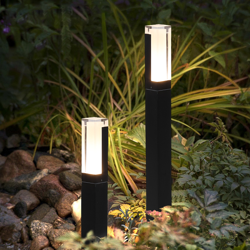 12W LED ground plug Landscapes - مراجعة Outdoor Lighting Bollards وسعره