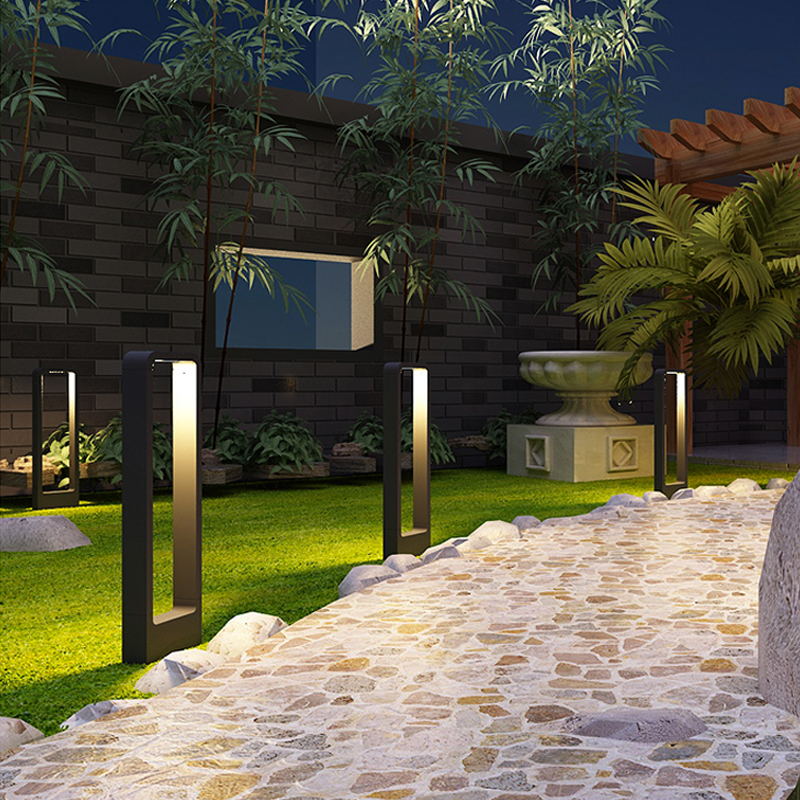 12W LED ground plug Landscapes - مراجعة Outdoor Lighting Bollards وسعره