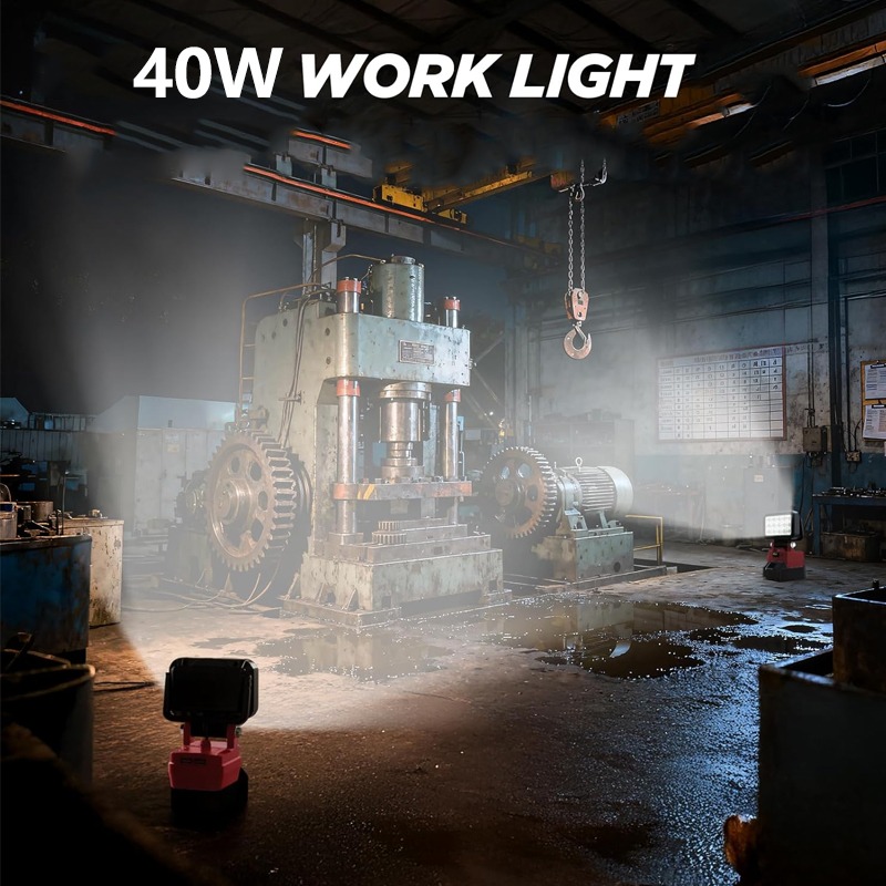 6000 Lumen LED Work Light for  - مراجعة Outdoor Lighting Milwaukee وسعره