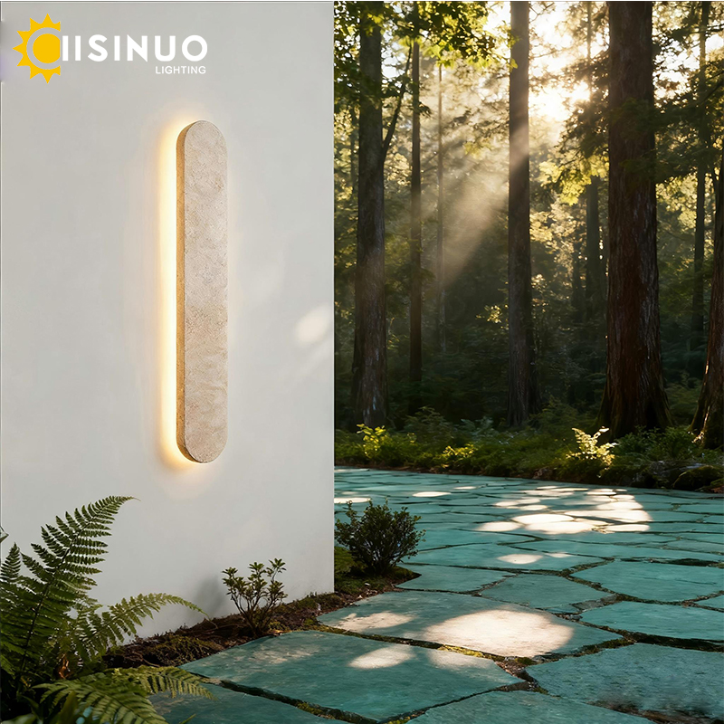 Yellow Travertine Natural Ston - مراجعة Outdoor Lighting Linear وسعره