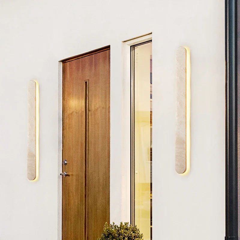 Yellow Travertine Natural Ston - مراجعة Outdoor Lighting Linear وسعره