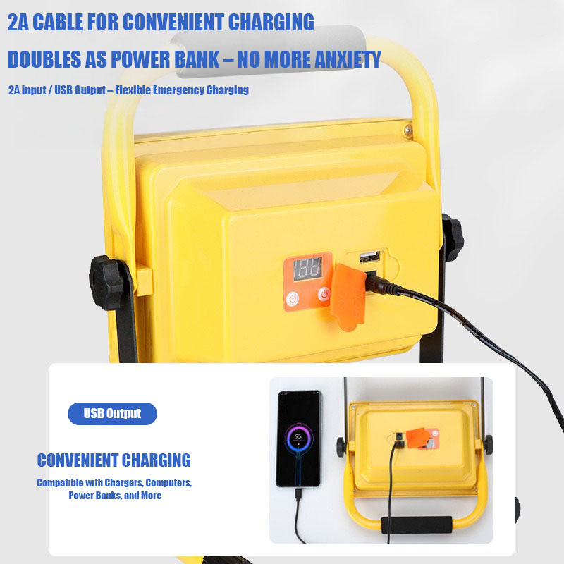 VOLODYMYR LED Rechargeable Por - مراجعة Outdoor Lighting Garage وسعره