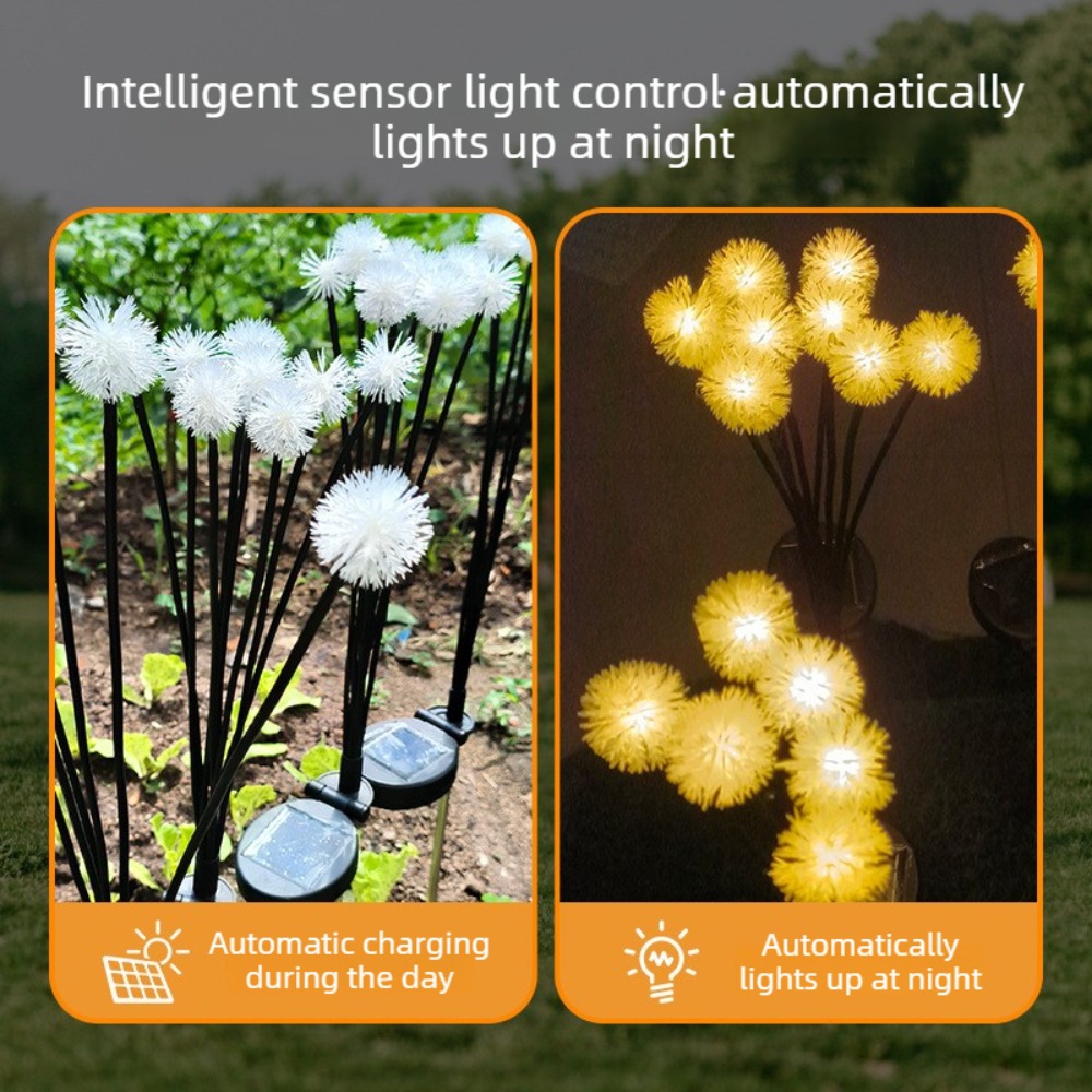 6LED Solar Dandelion Stake Lig - مراجعة Outdoor Lighting Yard Stakes وسعره