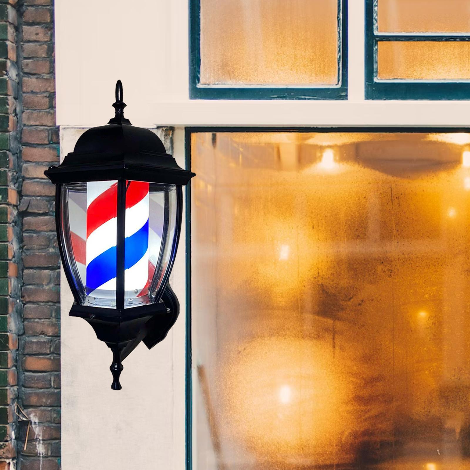 Barber Pole Light Rotating Lig - مراجعة Outdoor Lighting Poles وسعره