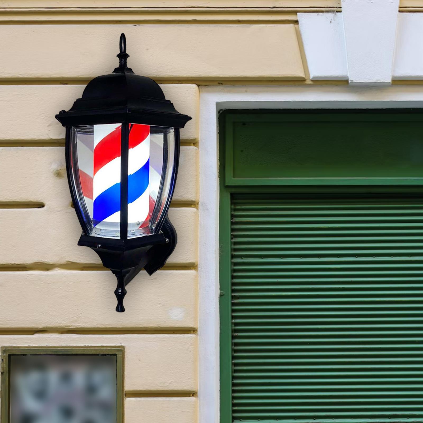 Barber Pole Light Rotating Lig - مراجعة Outdoor Lighting Poles وسعره