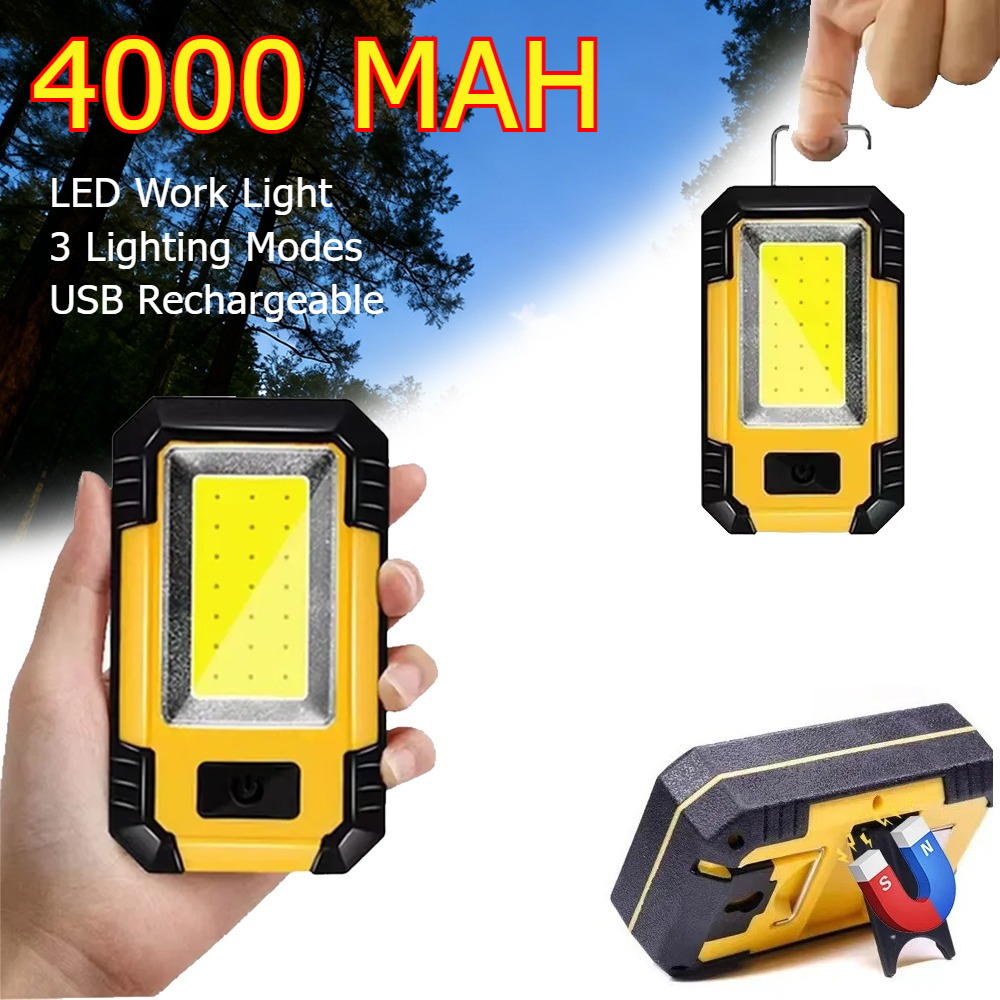 Rechargeable 4000MaH Work Ligh - مراجعة Outdoor Lighting Lowes وسعره
