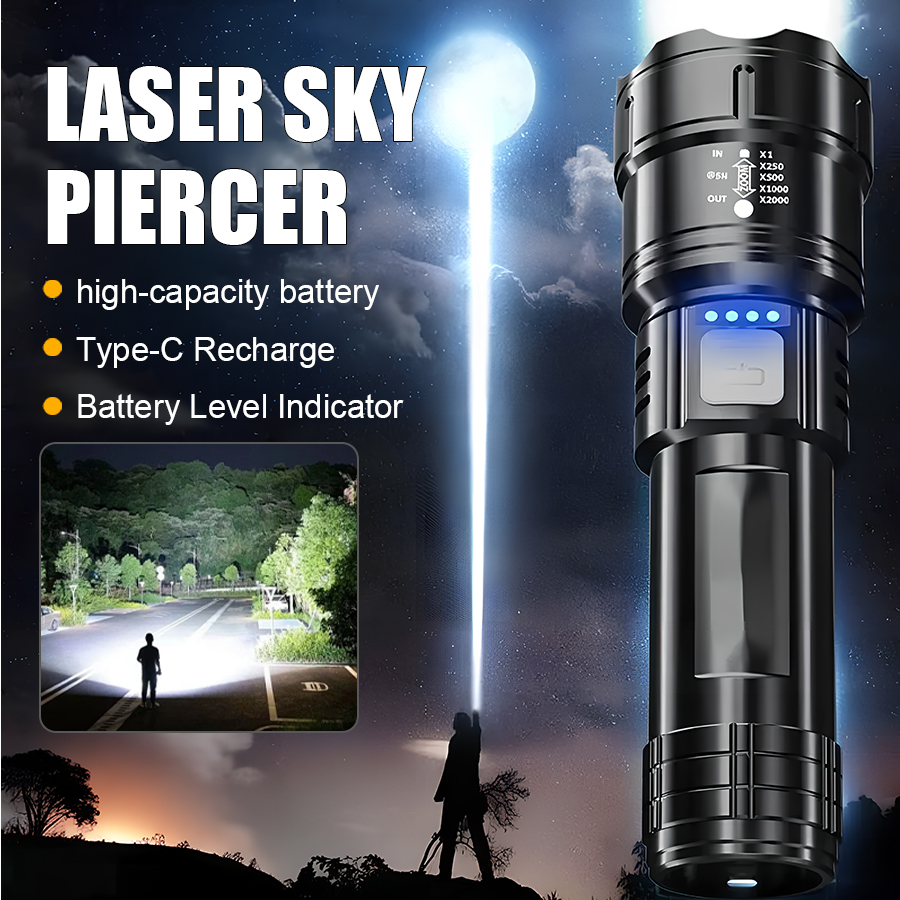 High Power P50 LED Flashlight  - مراجعة Outdoor Lighting Lowes وسعره