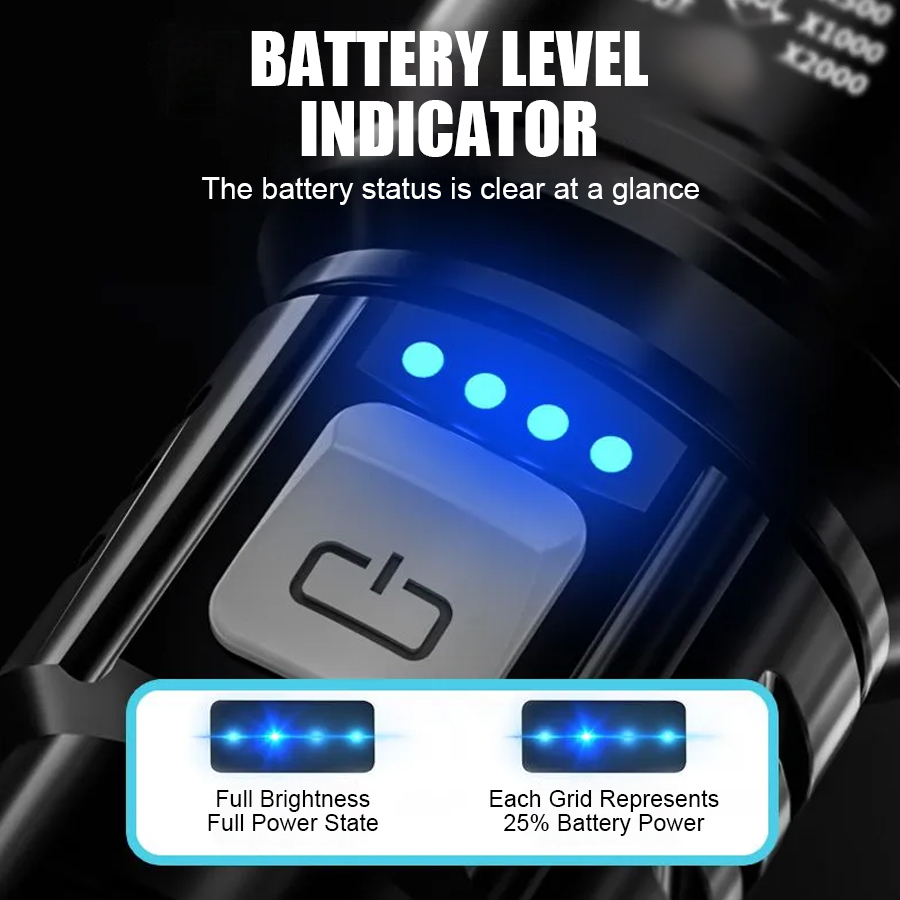 High Power P50 LED Flashlight  - مراجعة Outdoor Lighting Lowes وسعره