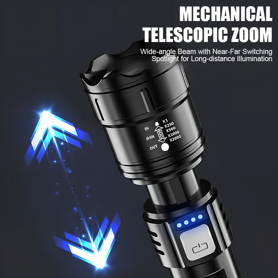 High Power P50 LED Flashlight  - مراجعة Outdoor Lighting Lowes وسعره
