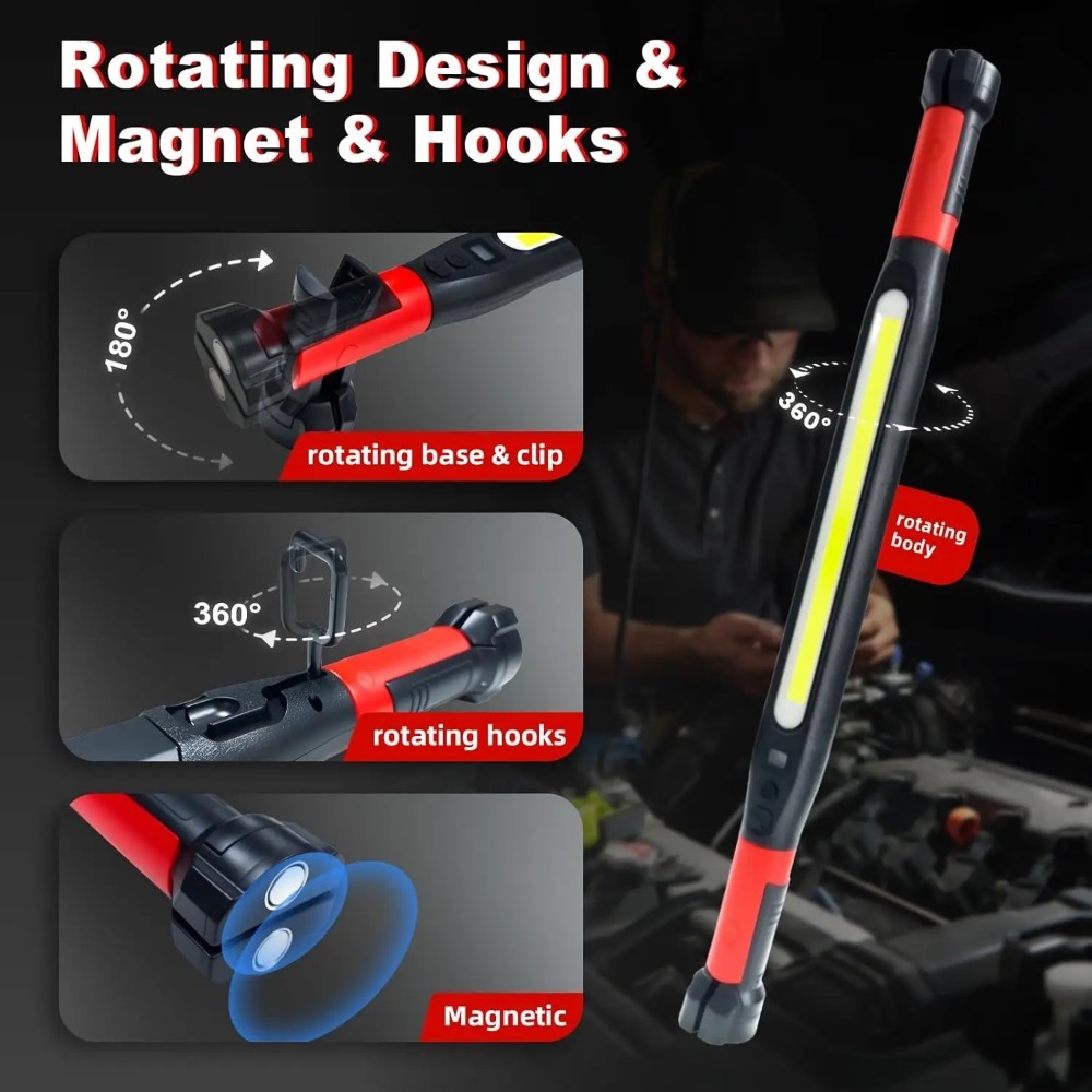 Super Bright Magnetic COB Work - مراجعة Outdoor Lighting Lowes وسعره