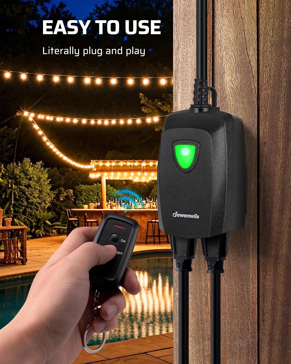 Outdoor Wireless Remote Contro - مراجعة Outdoor Lighting The Range وسعره