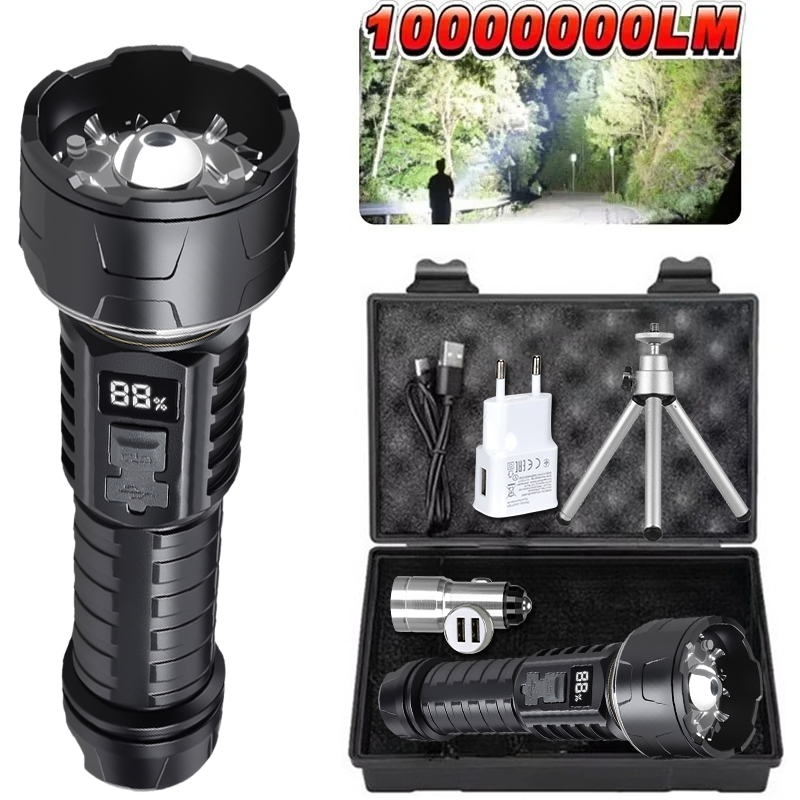 COB LED Flashlight Rechargeabl - مراجعة Outdoor Lighting Lowes وسعره