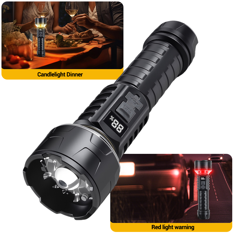 COB LED Flashlight Rechargeabl - مراجعة Outdoor Lighting Lowes وسعره