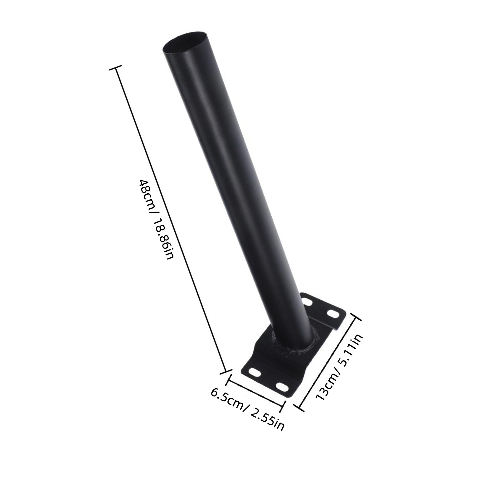 1Set Solar Street Light Mounti - مراجعة Outdoor Lighting Poles وسعره
