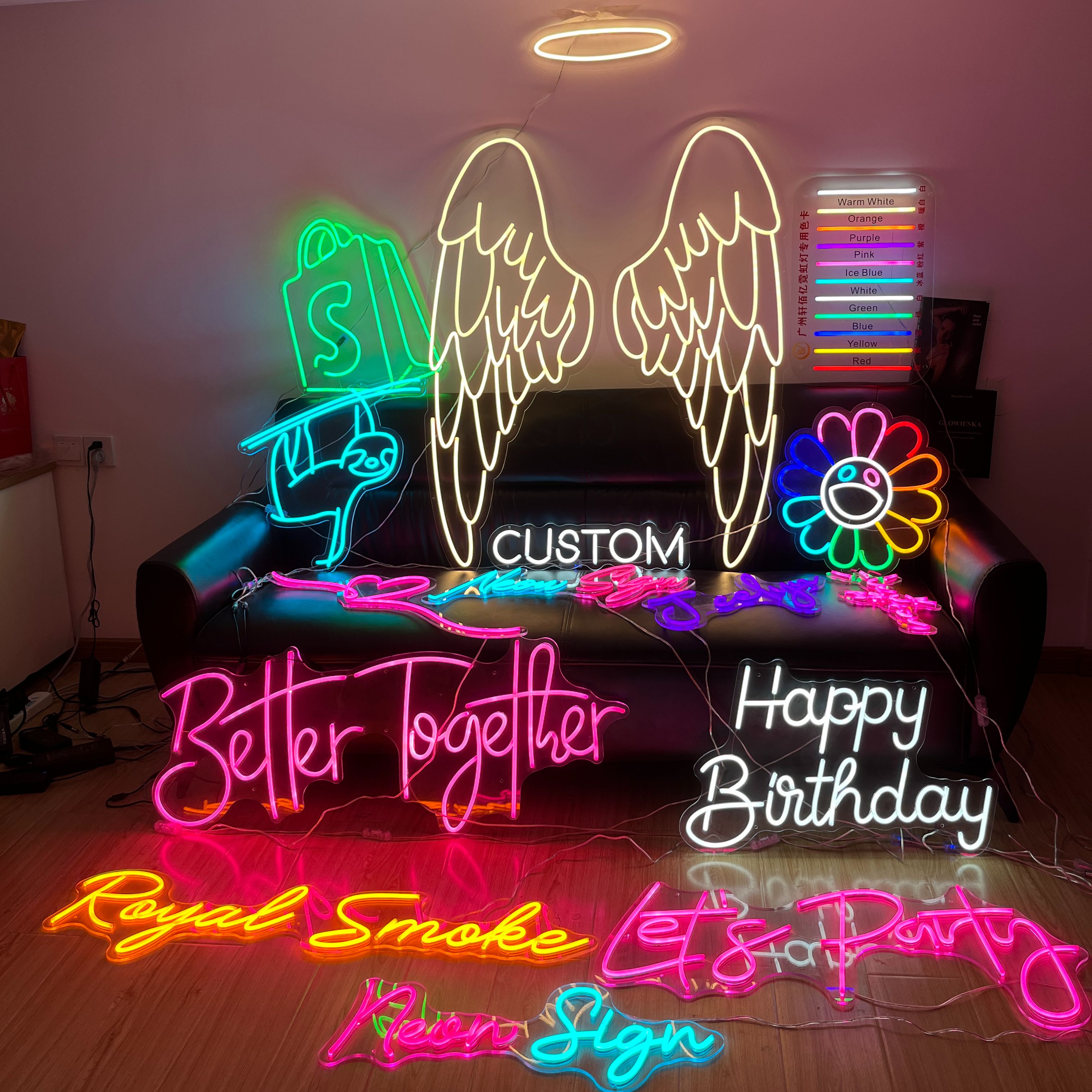 Аngel Wings & Halo Neon Sign C - مراجعة Halo Outdoor Lighting وسعره