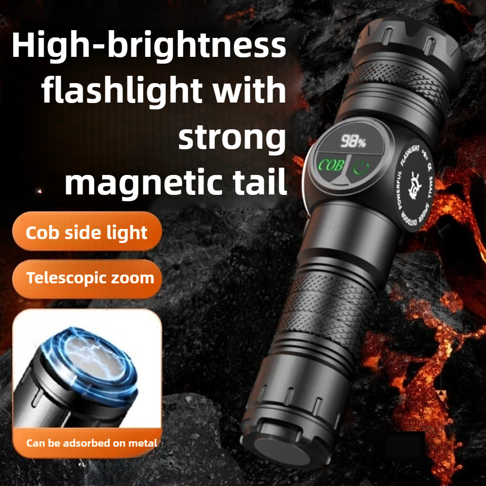 ABS White Laser+COB Flashlight - مراجعة Outdoor Lighting The Range وسعره