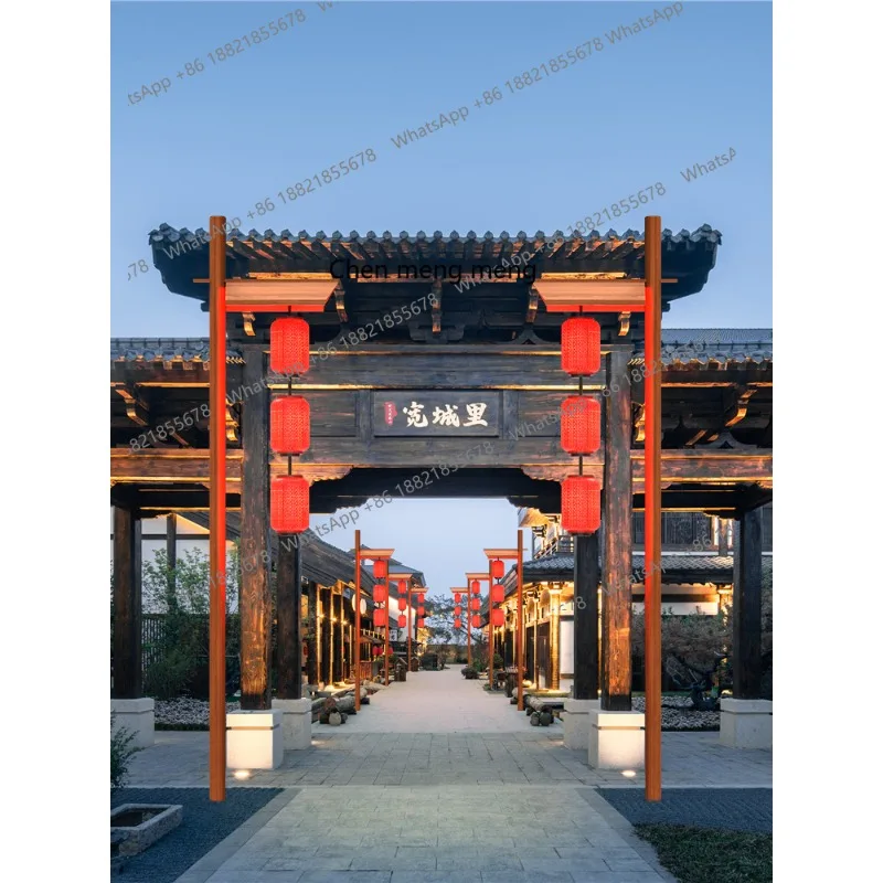 L6080 Scenic B & B decoration  - مراجعة Outdoor Lighting Poles وسعره