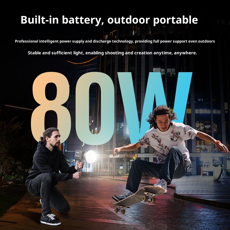 ZGRL80 80W COB LED Video Light - مراجعة Outdoor Lighting In Photography وسعره