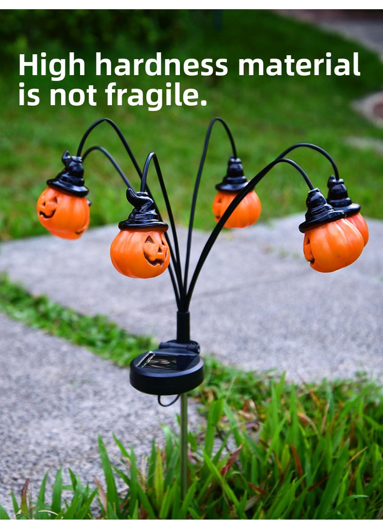 Solar Powered Halloween Pathwa - مراجعة Outdoor Lighting Yard Stakes وسعره
