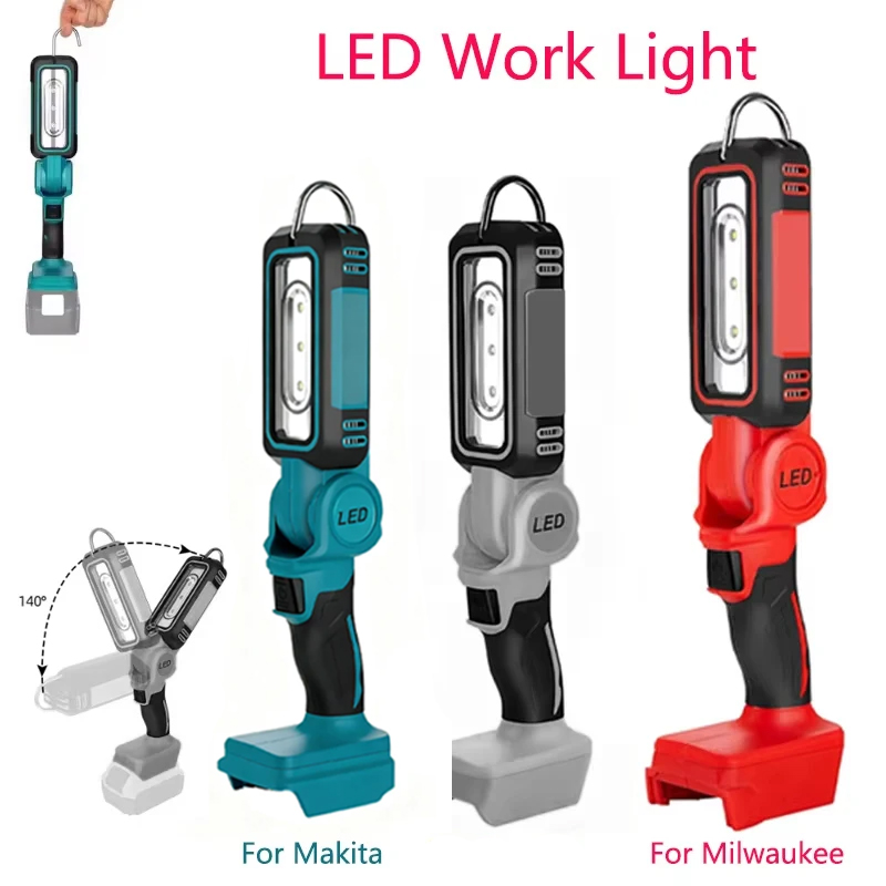 1200lm Cordless LED Work Light - مراجعة Outdoor Lighting Milwaukee وسعره