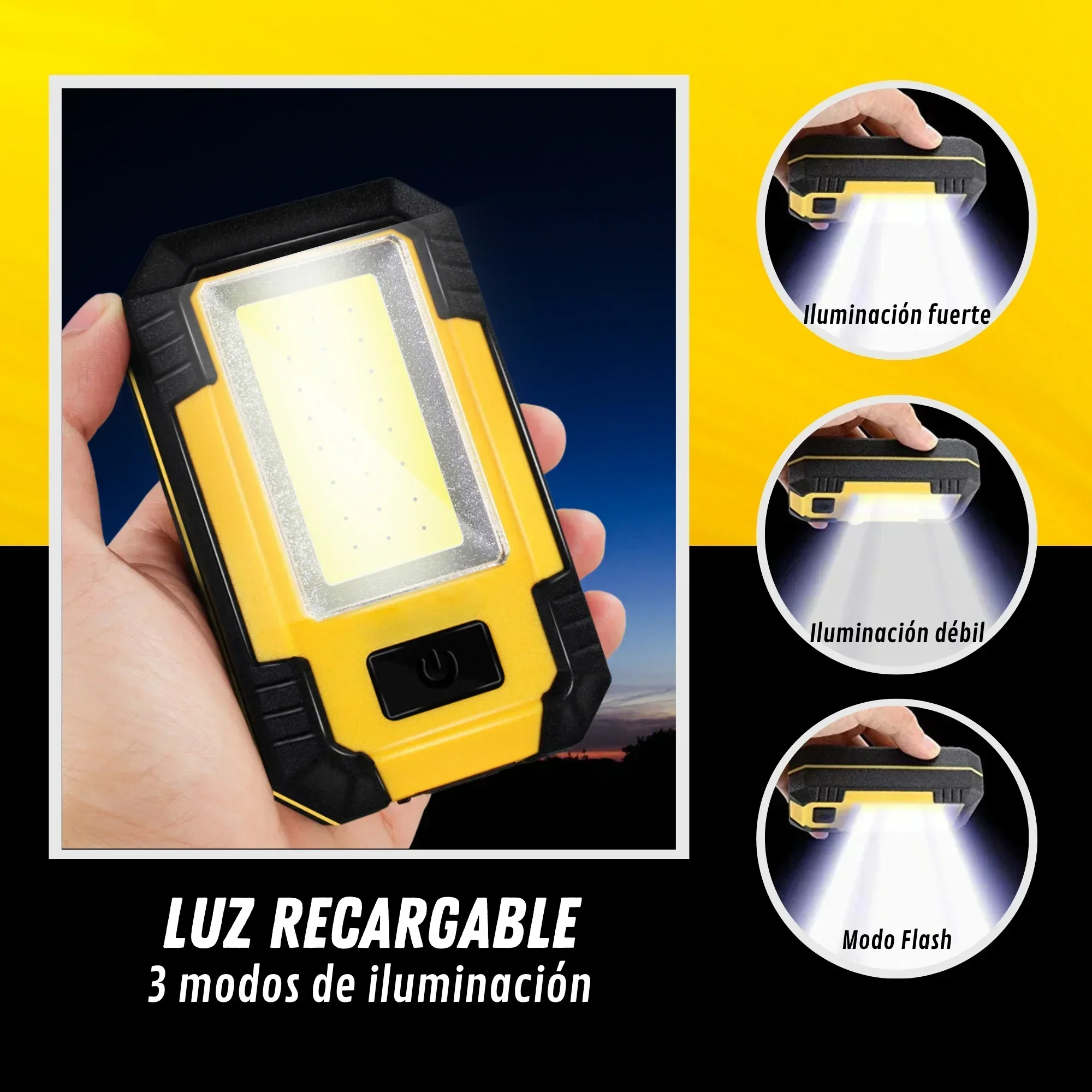 Portable 4000MaH Rechargeable  - مراجعة Outdoor Lighting Lowes وسعره