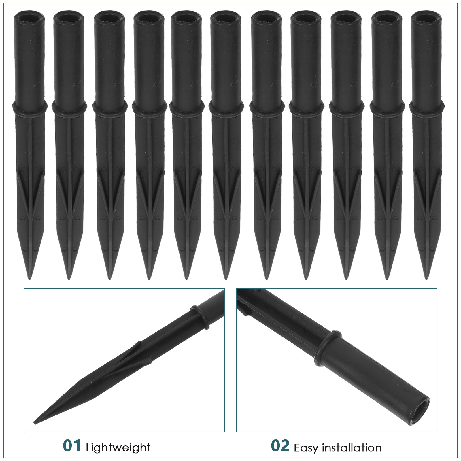 25Pcs Plastic Garden Solar Lig - مراجعة Outdoor Lighting Yard Stakes وسعره